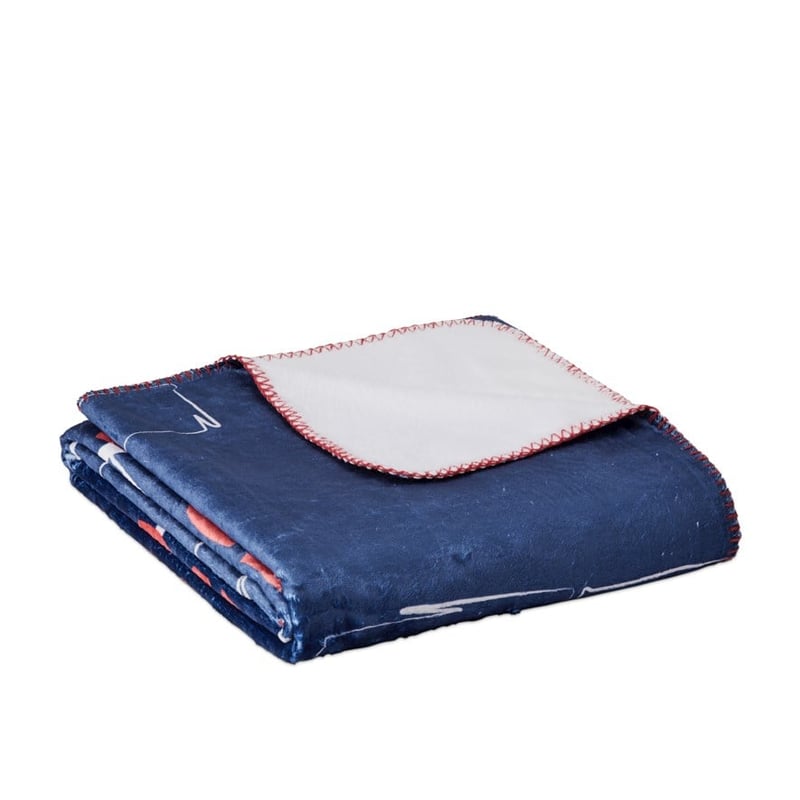 Marvel Spider-Man Blue Spider Sense Fleece Blanket 