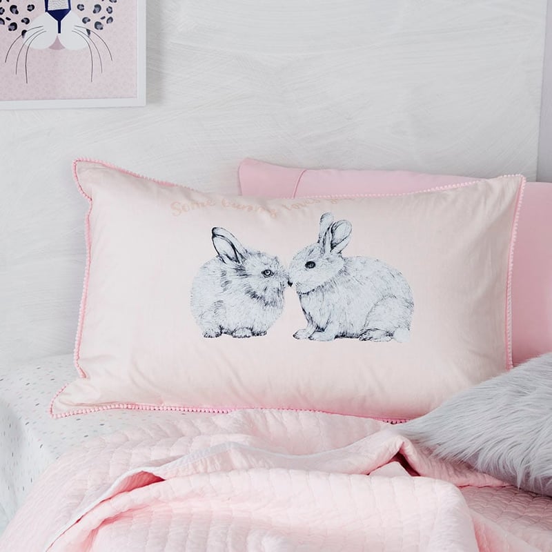 Text Pillowcase Some Bunny Loves You