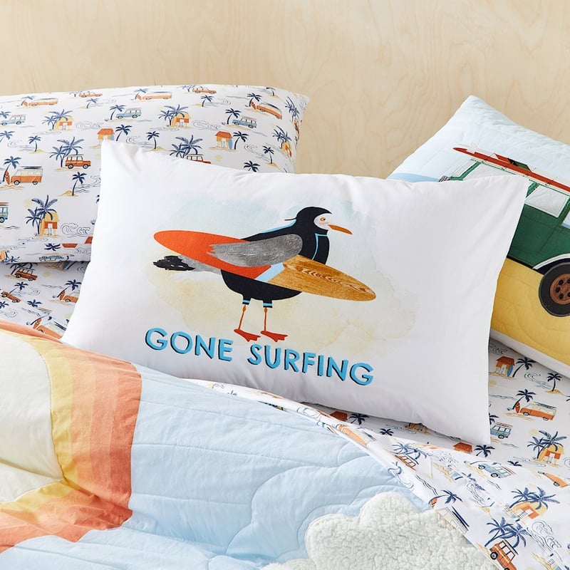 Gone Surfing Pillowcase