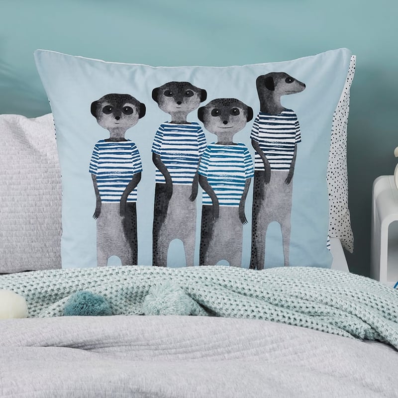 Stonewash Blue Jungle European Pillowcase