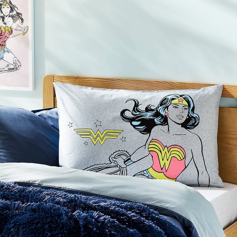 Wonder Woman Text Pillowcase