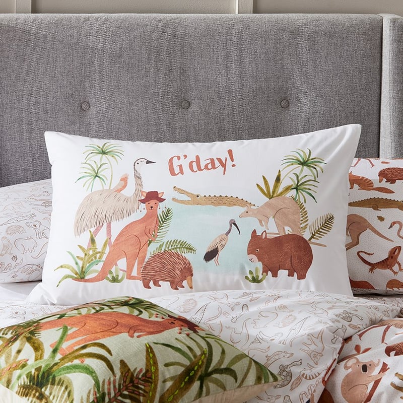 Australiana Animals Pillowcase