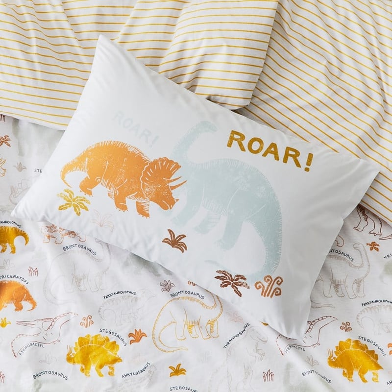 Dinosaur Roar Pillowcase