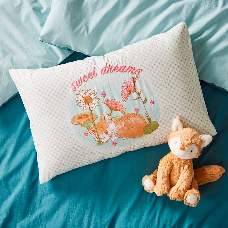 Sweet Dreams Multi Text Pillowcase