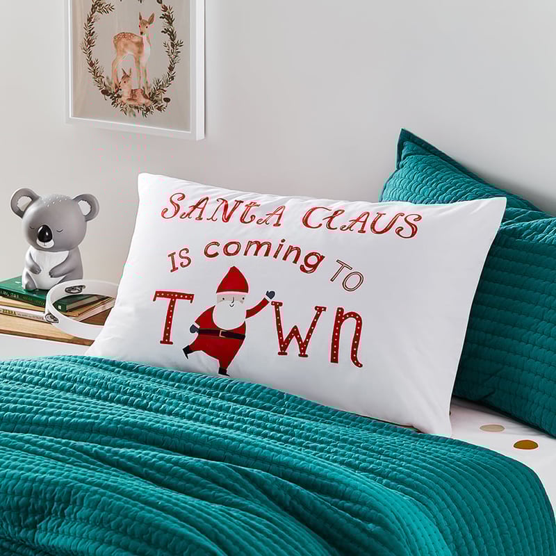 Christmas Happy Santa Pillowcase