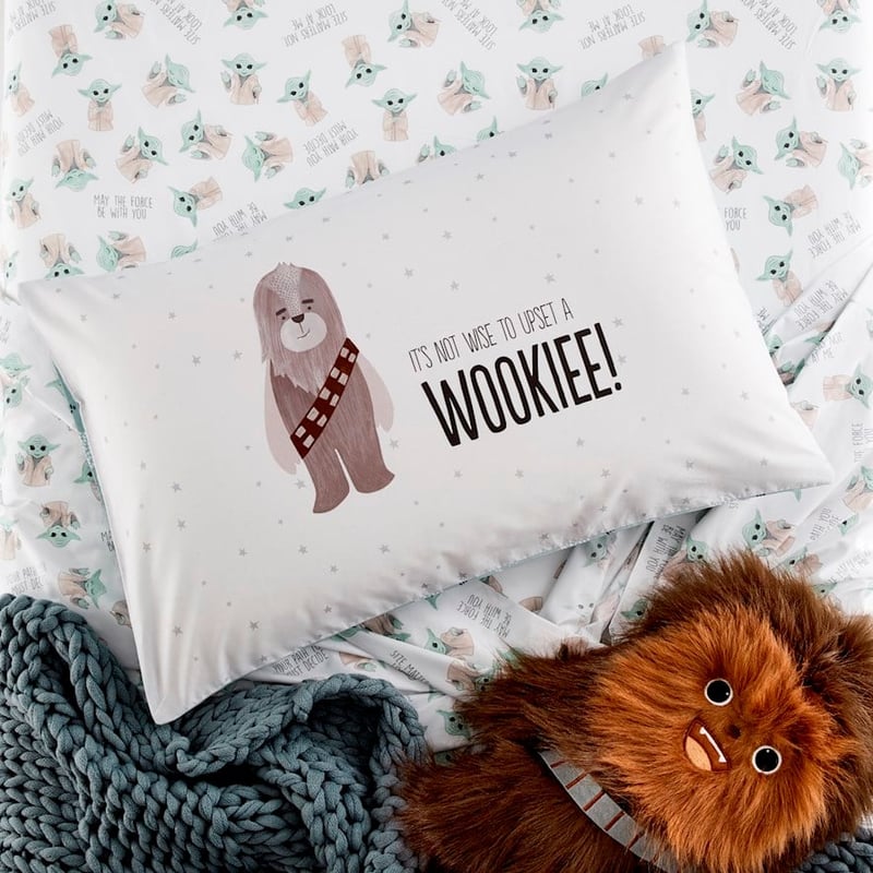 Star Wars Wookie Natural Text Pillowcase