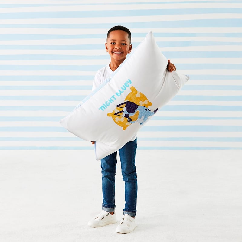 Bingo White Text Pillowcase