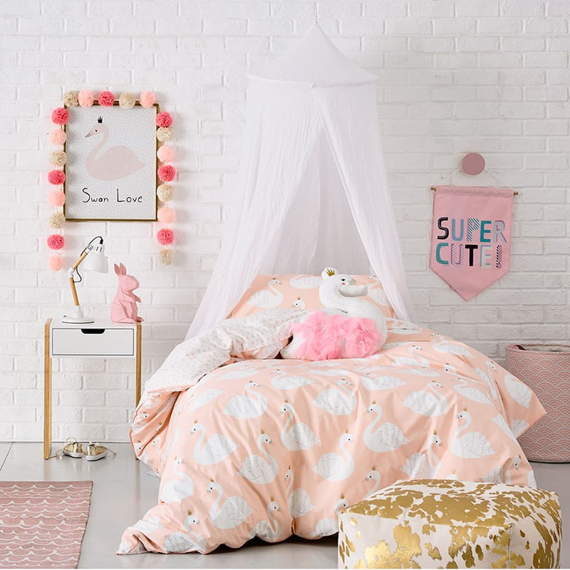 Swan Princess Quilt Cover Set