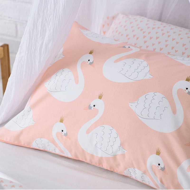 Swan Princess Quilt Cover Set