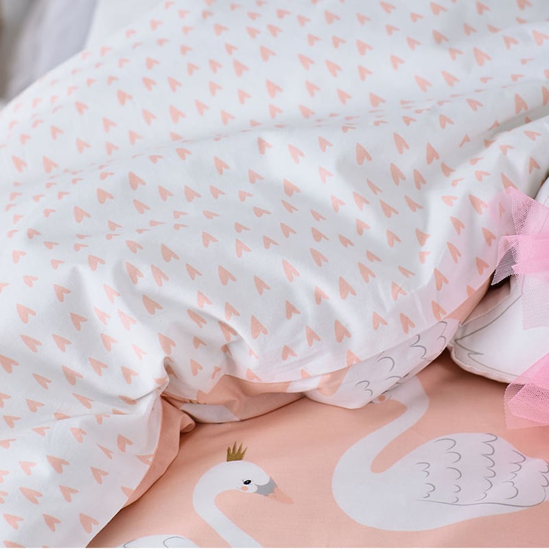 Swan Princess Quilt Cover Set