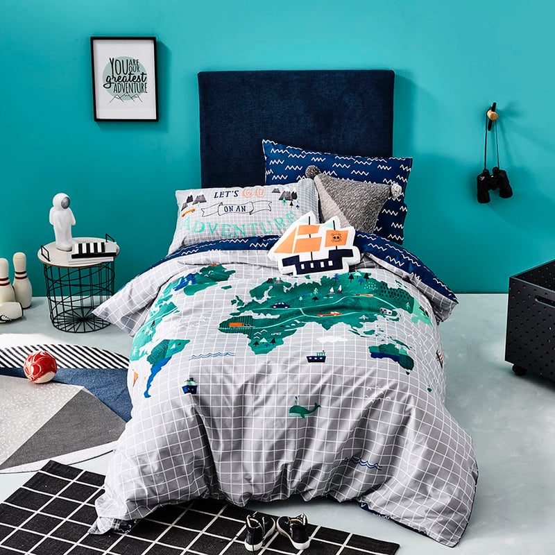 Adventure World Quilt Cover Set