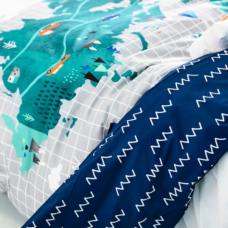 Adventure World Quilt Cover Set