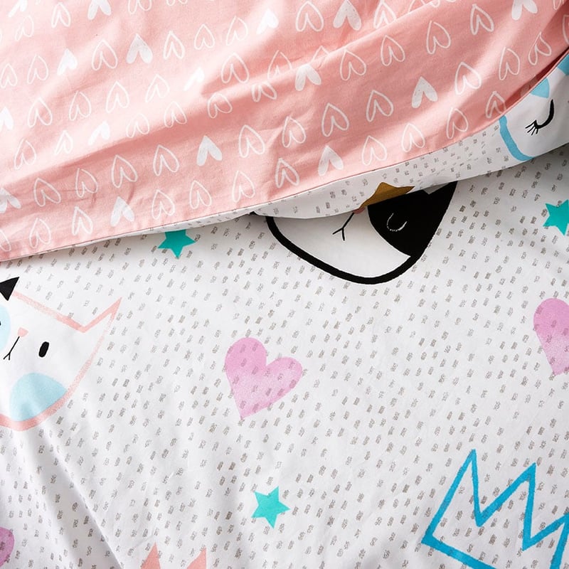 Kitty Dreams Quilt Cover Set