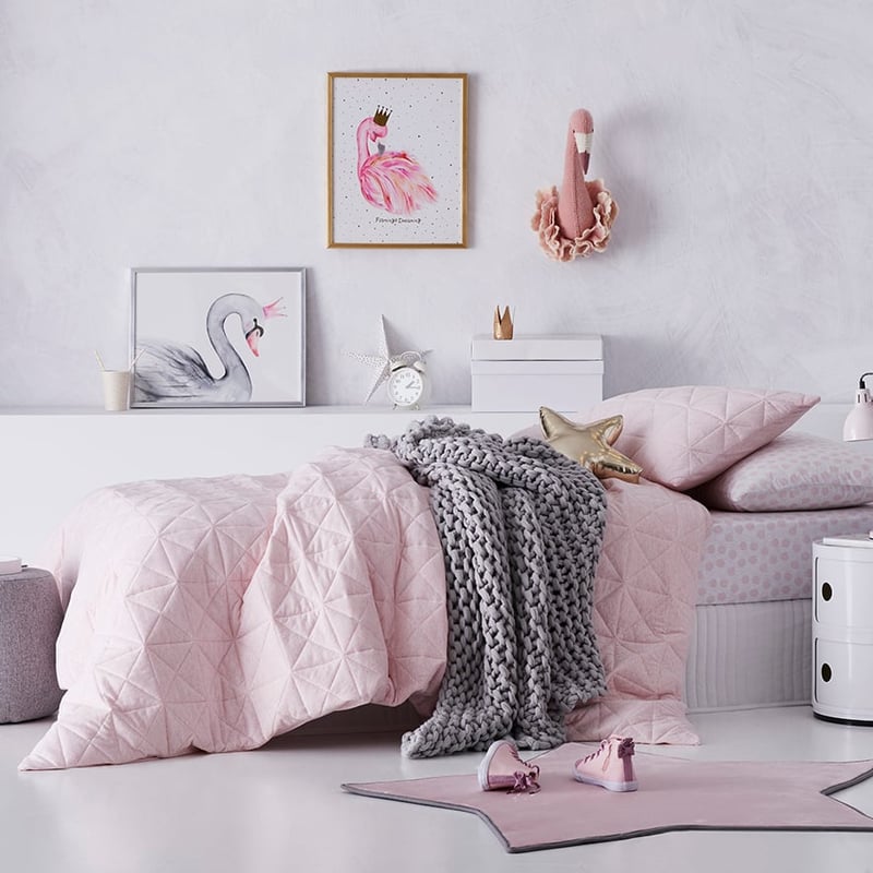 Harvie Jersey Pink Quilt Cover Set