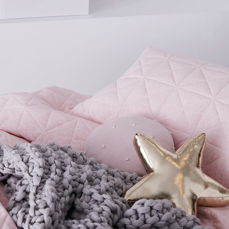 Harvie Jersey Pink Quilt Cover Set