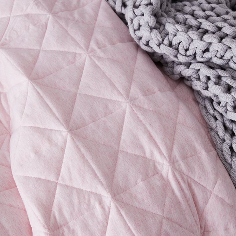 Harvie Jersey Pink Quilt Cover Set