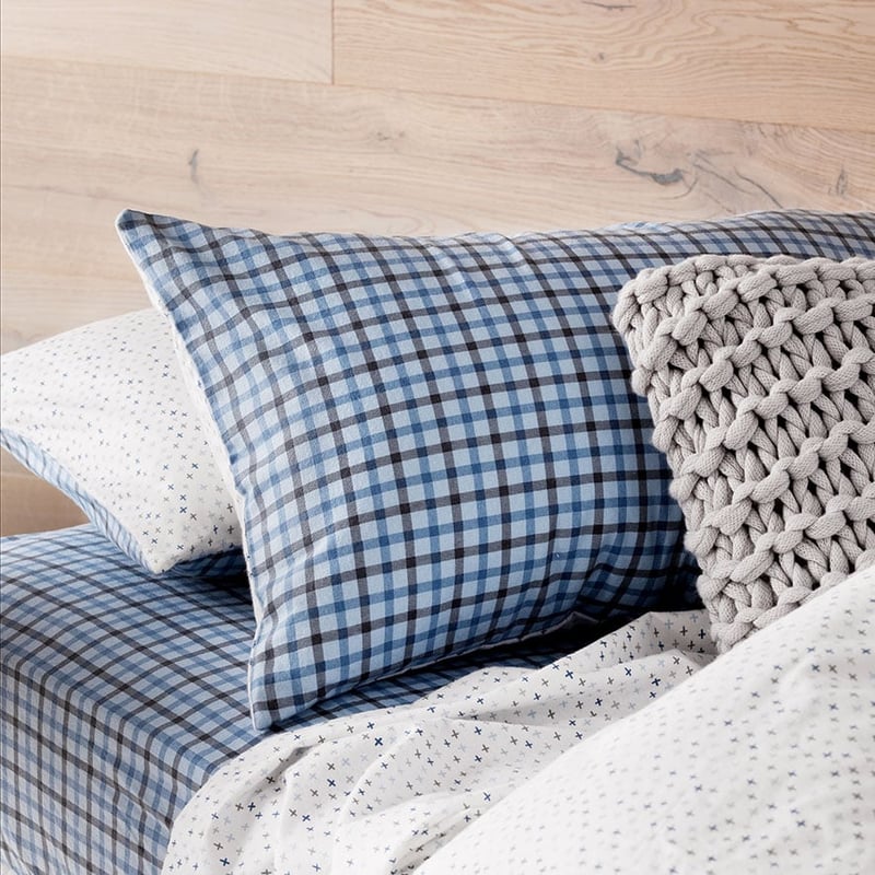 Harvard Flannelette Quilt Cover Set