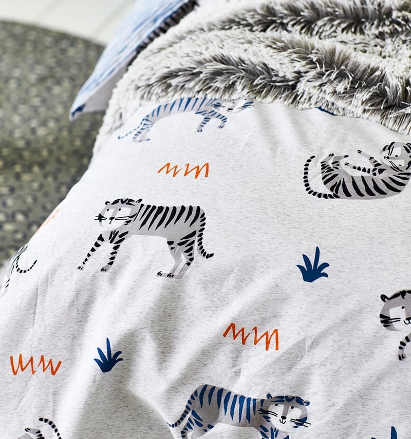 Tip Toe Tiger Quilt Cover Set