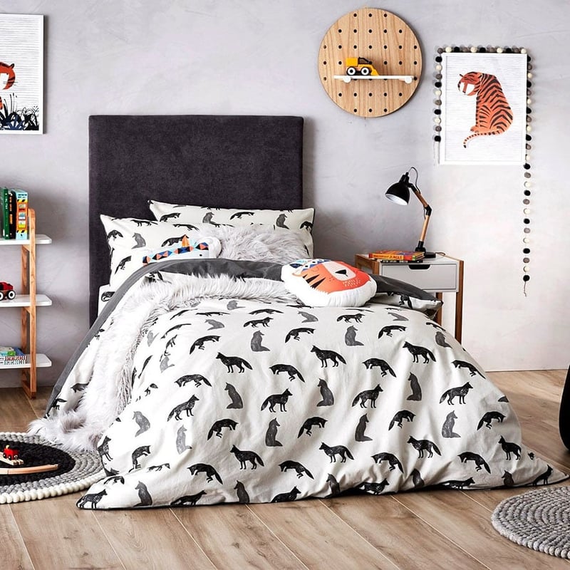 Fox Flanelette Quilt Cover Set