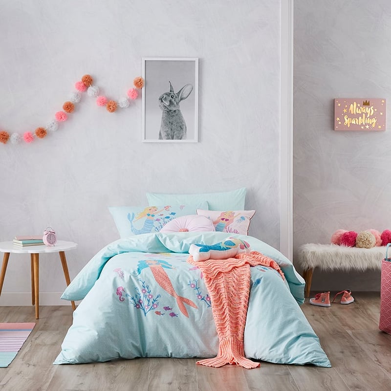 Mermaidia Aqua Quilt Cover Set