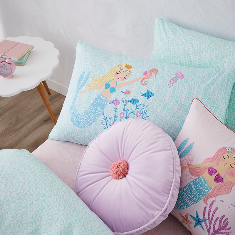 Mermaidia Aqua Quilt Cover Set