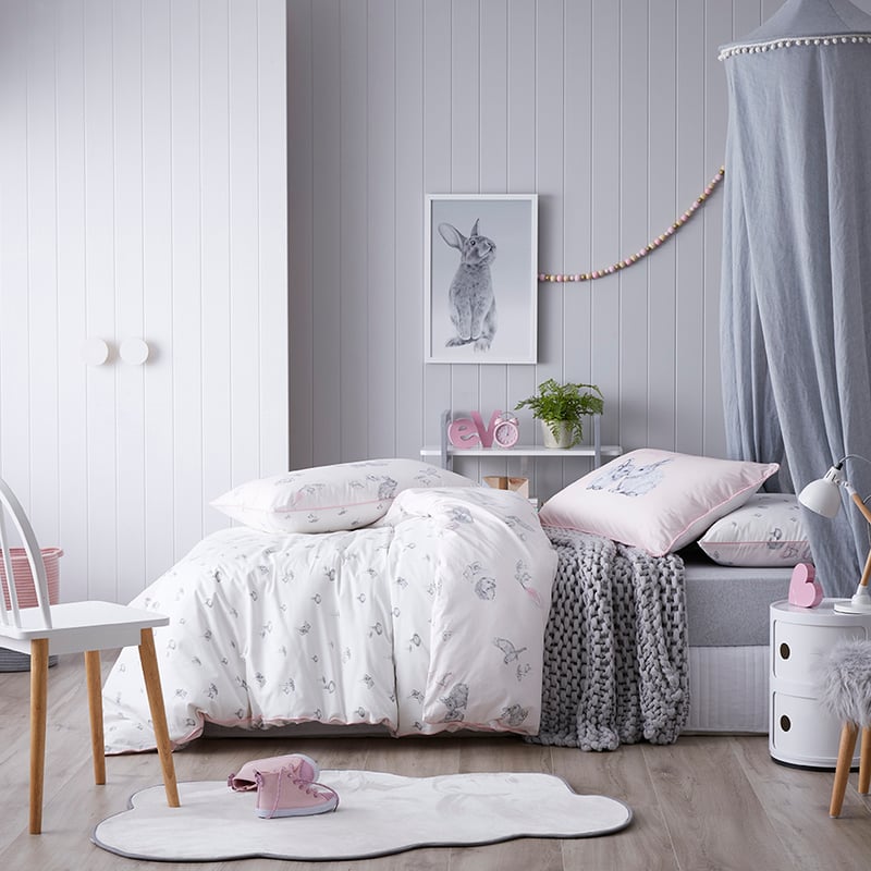 Enchanted Woodland Pink Quilt Cover Set