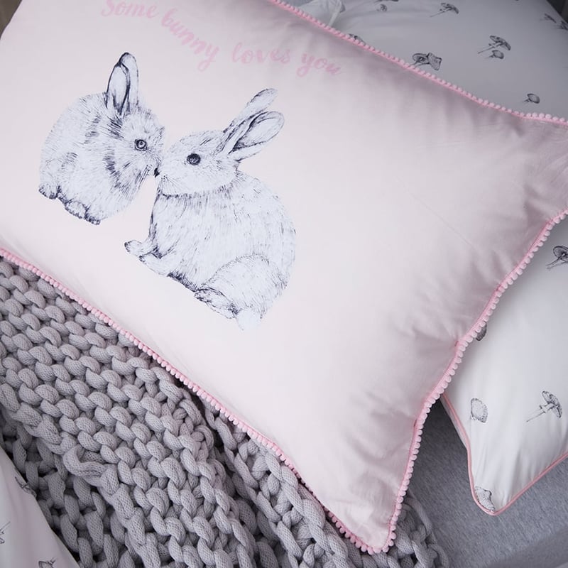 Enchanted Woodland Pink Quilt Cover Set