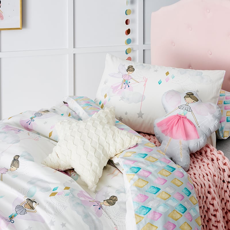Harlequin Fairy Quilt Cover Set