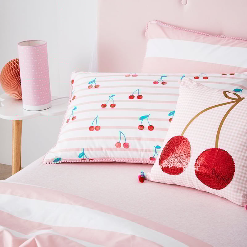 Cherry Baby Pink Quilt Cover Set