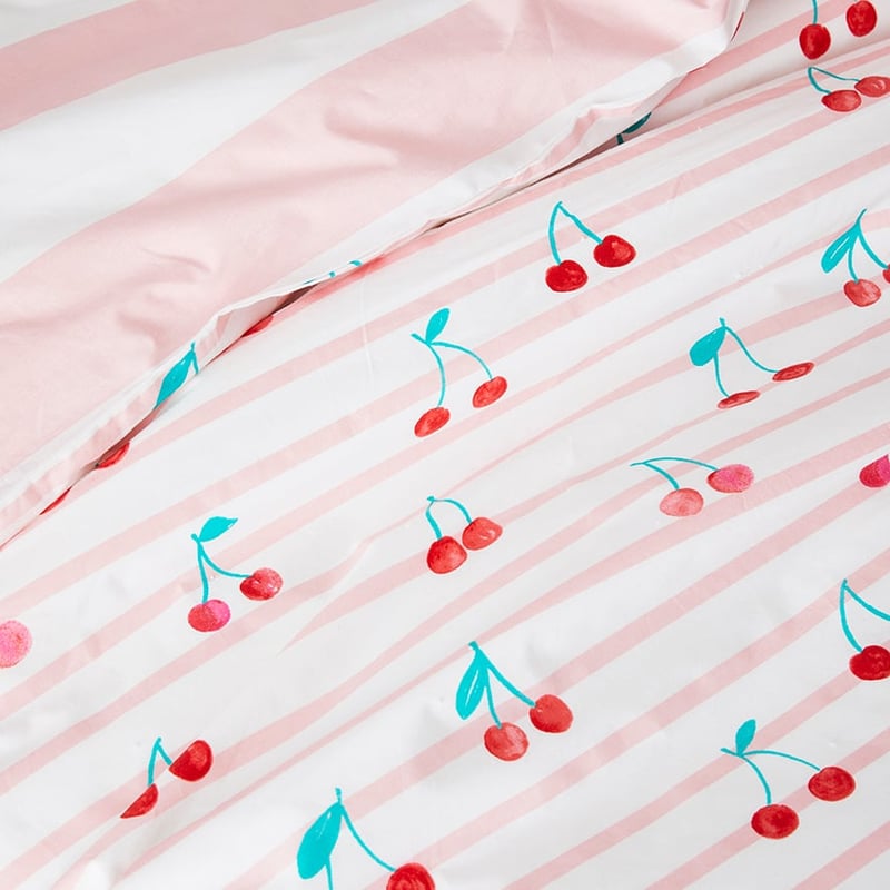 Cherry Baby Pink Quilt Cover Set