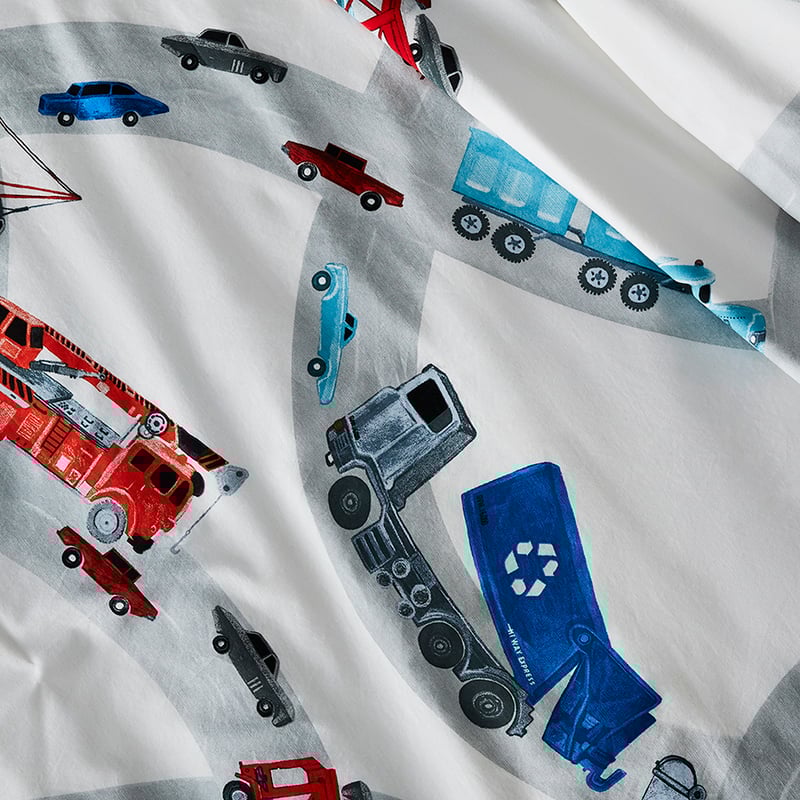 Keep on Truckin Quilt Cover Set Multi