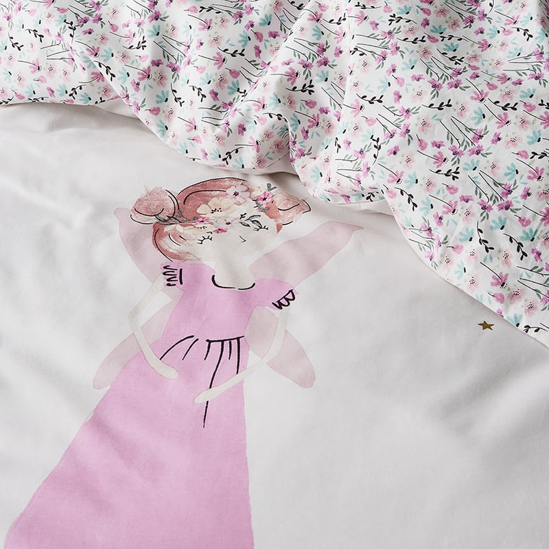 Fifi Fairy Pink Quilt Cover Set