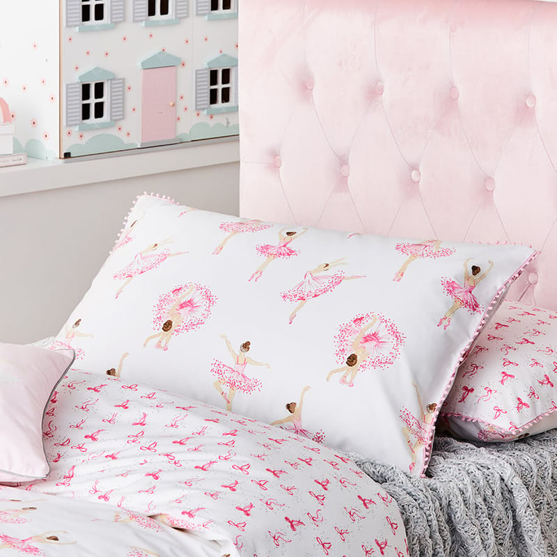 Lilly Sophia Ballerina White Quilt Cover Set