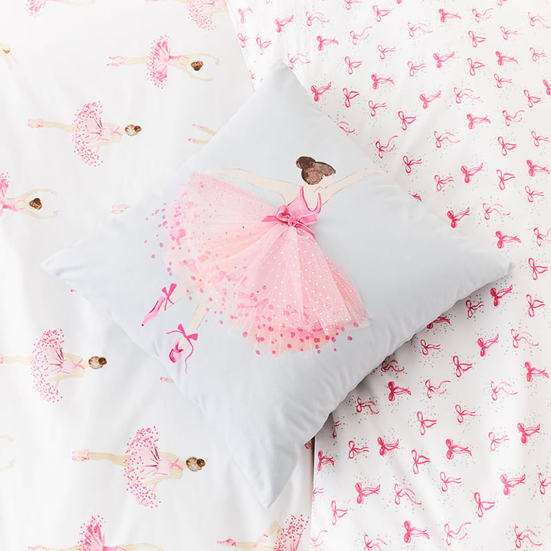 Lilly Sophia Ballerina White Quilt Cover Set