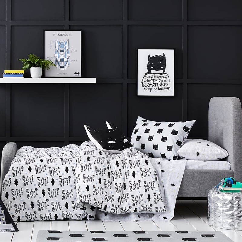Batman Grey Quilt Cover Set