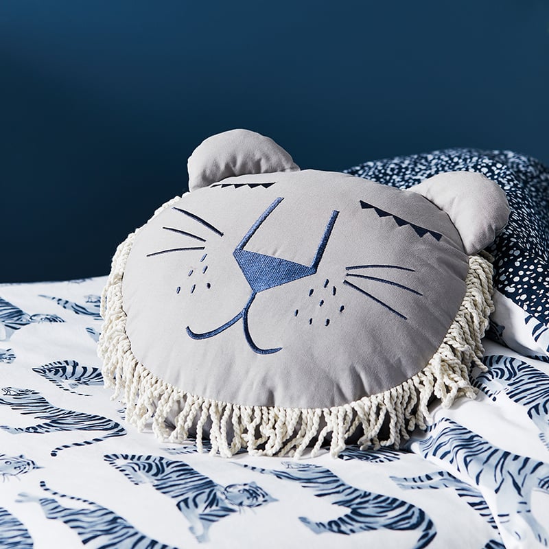 Tiger Time Stonewash Navy Quilt Cover Set