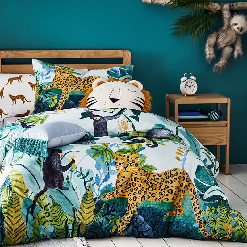 Monkey Jungle Story Quilt Cover Set