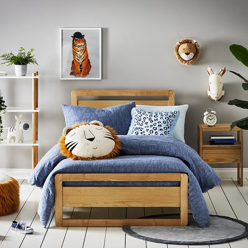 Bodhi Quilted Indigo Quilt Cover Set