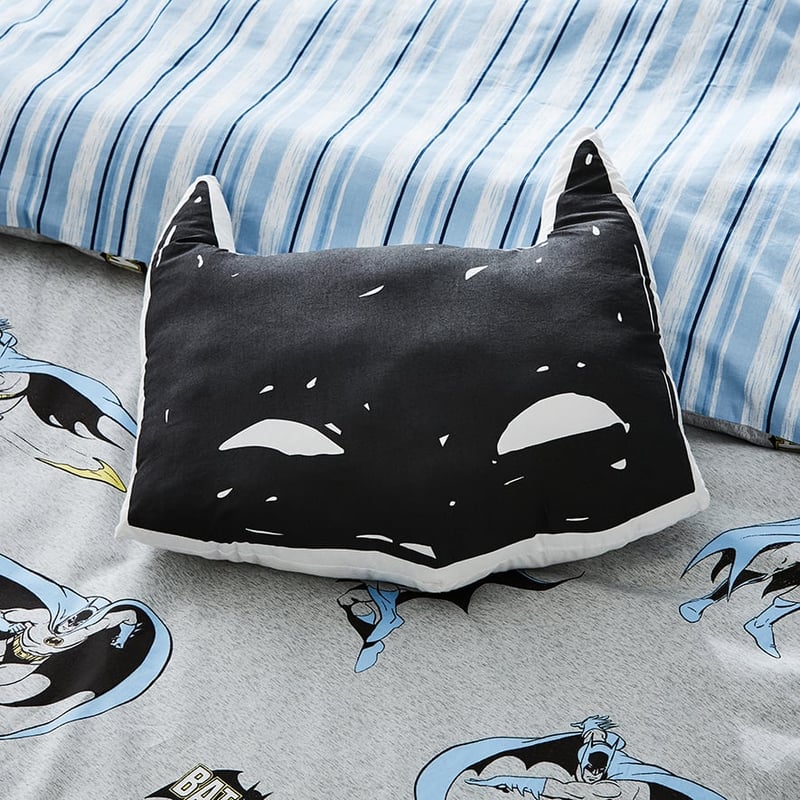 Vintage Batman Light Grey Quilt Cover Set