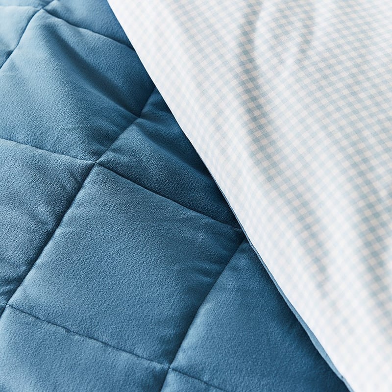 Charlie Velvet Quilted Reef Quilt Cover Set