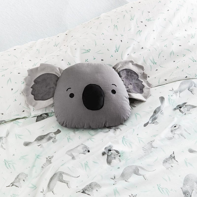 Outback Gang Eucalyptus Stonewash Quilt Cover Set 