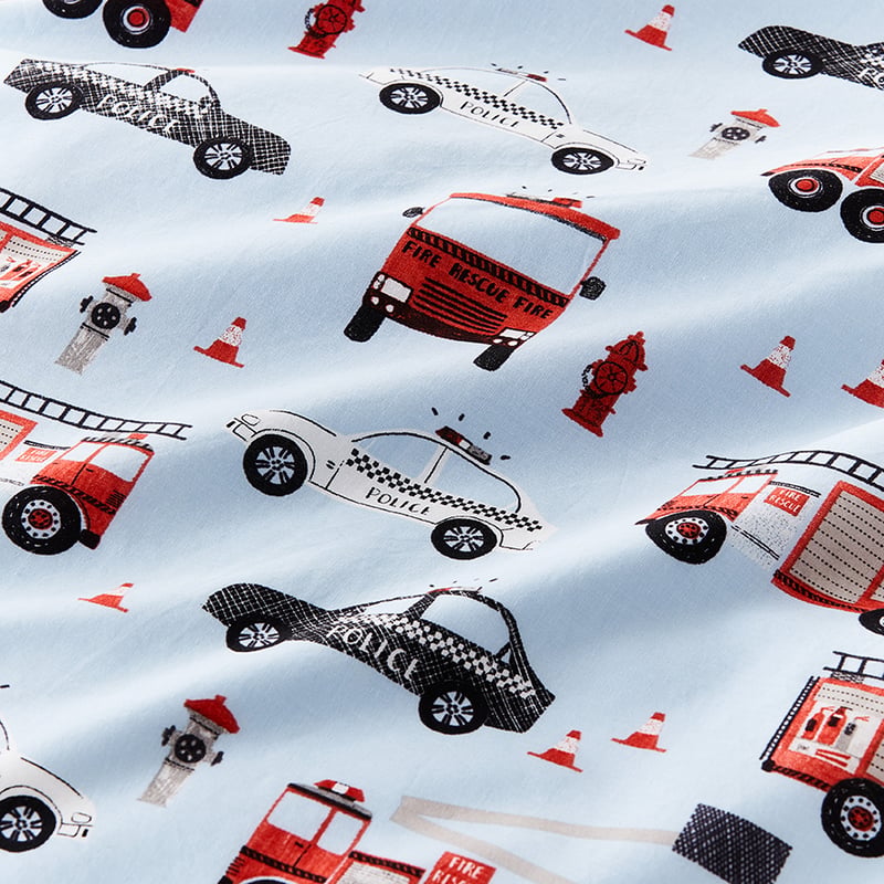 Stonewashed Vehicles Quilt Cover Set 