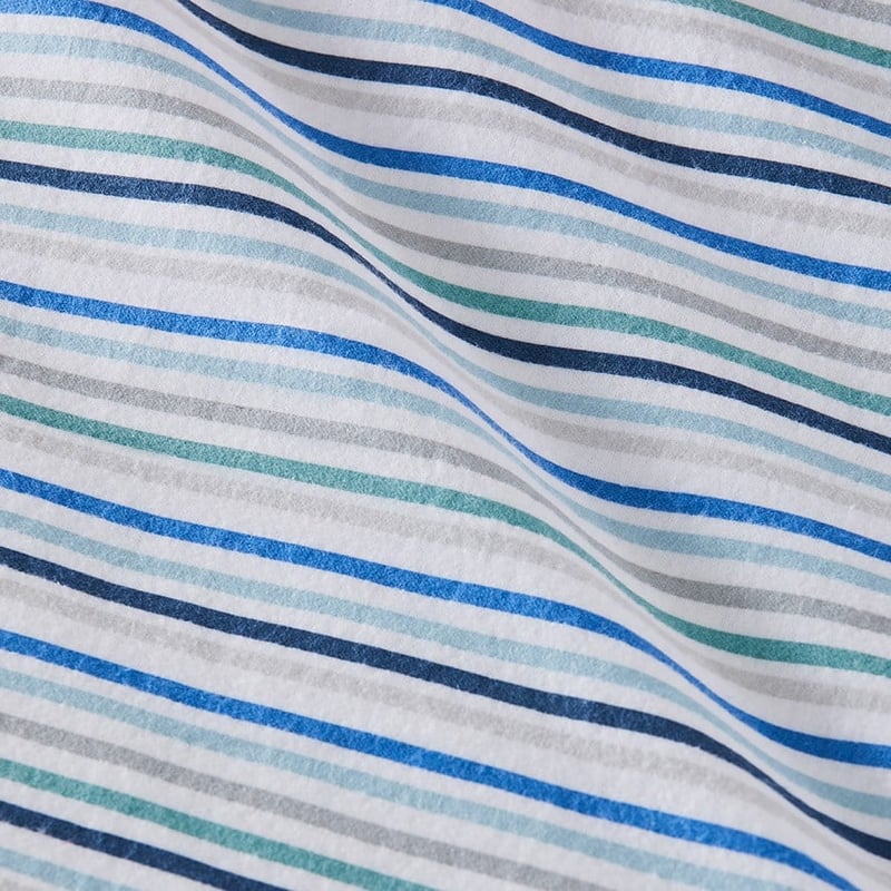 Truckin' Along Grey Flannelette Quilt Cover Set