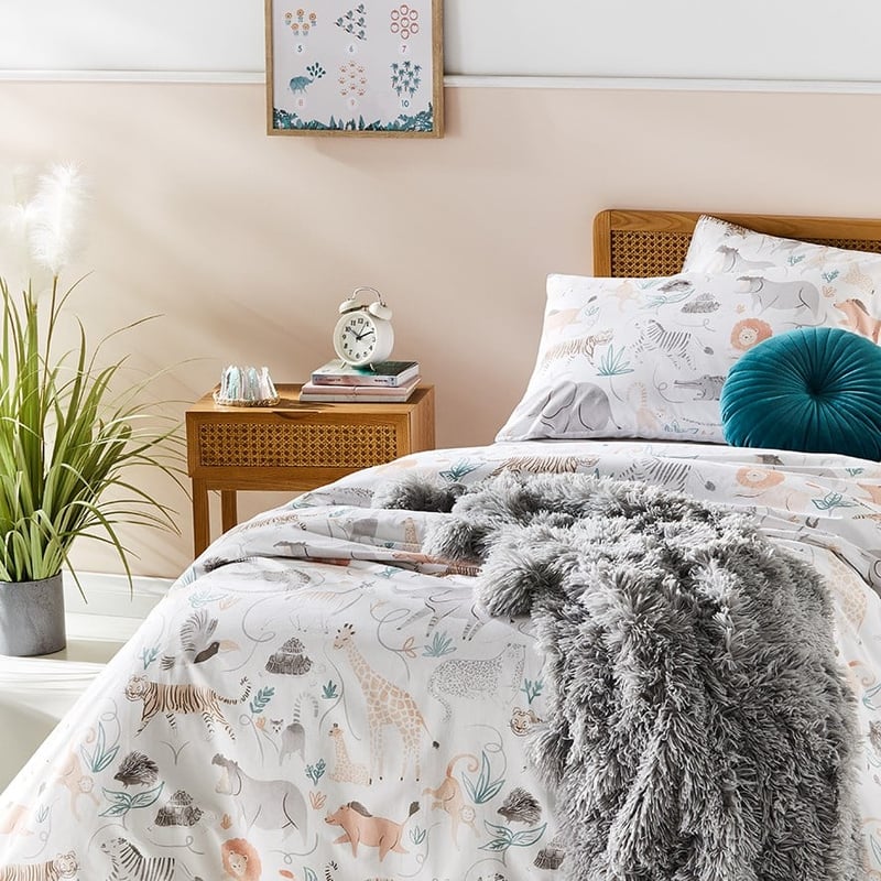 Wild Jungle Dawn Organic Cotton Quilt Cover Set
