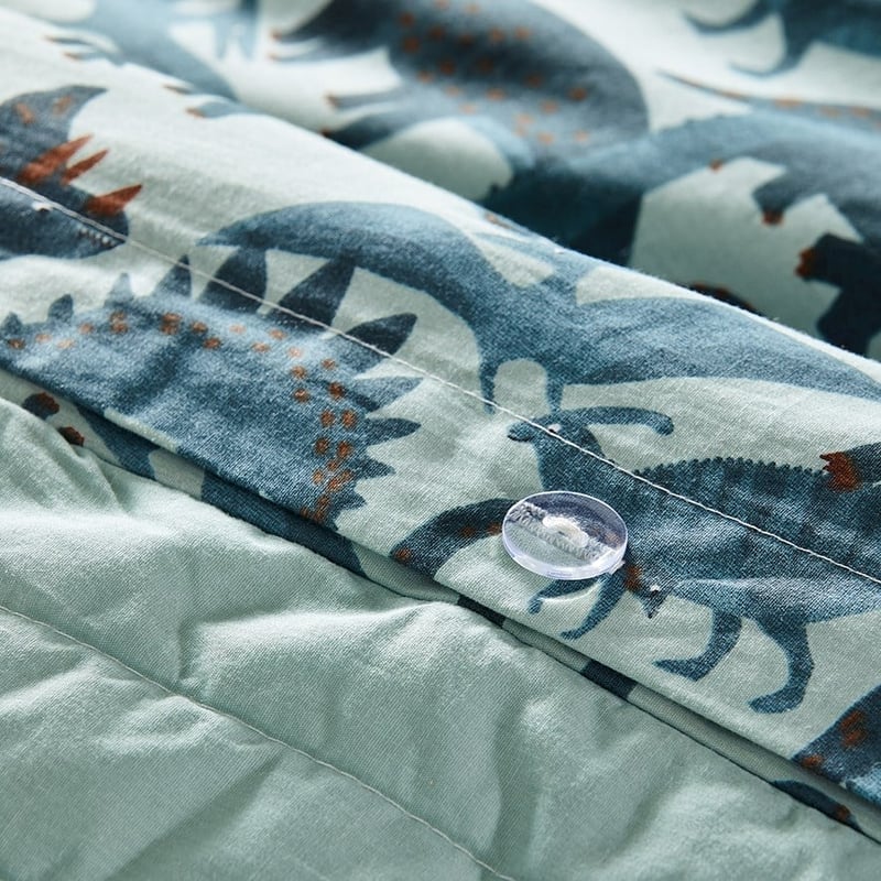 Supersaurus Quilted Jungle Quilt Cover Set