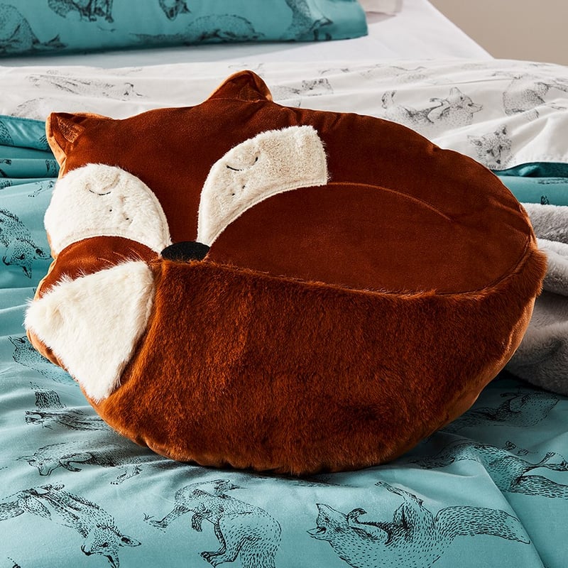 Felix Fox Fern Green Quilt Cover Set