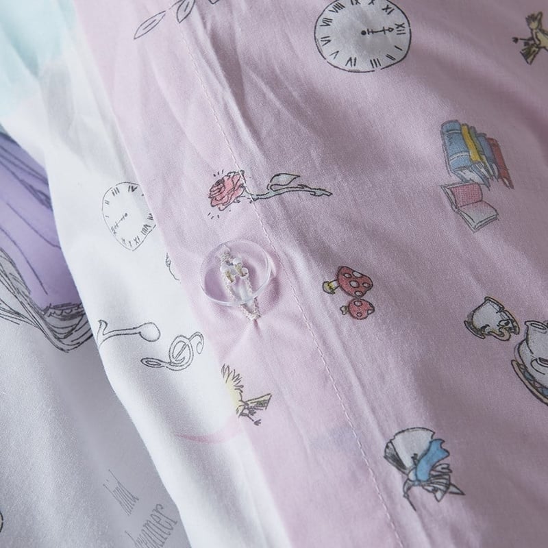 Disney Princess Castle White Quilt Cover Set