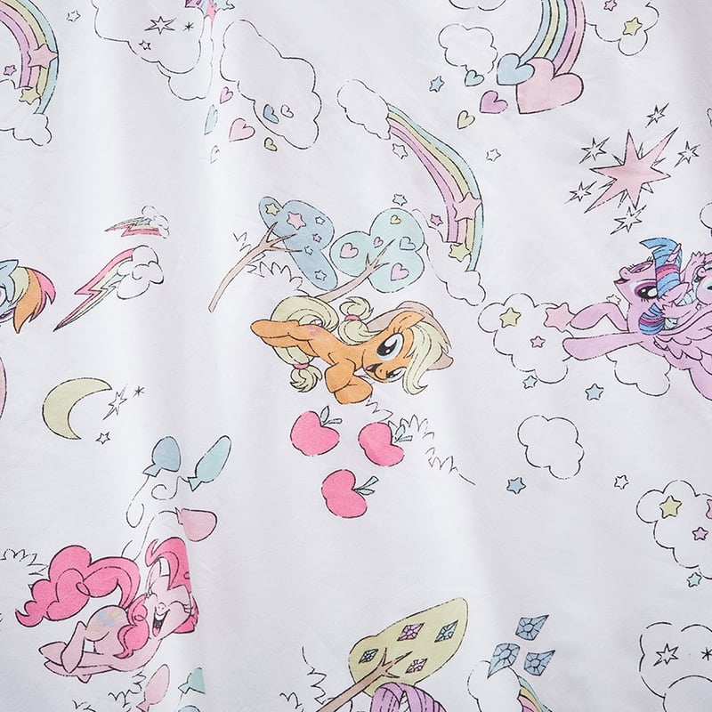 MY LITTLE PONY Rainbow Love White Quilt Cover Set