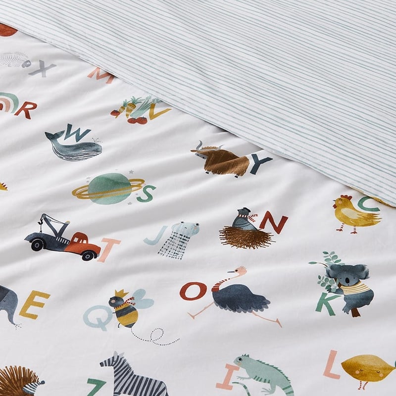 A is for Apple Organic Cotton Quilt Cover Set