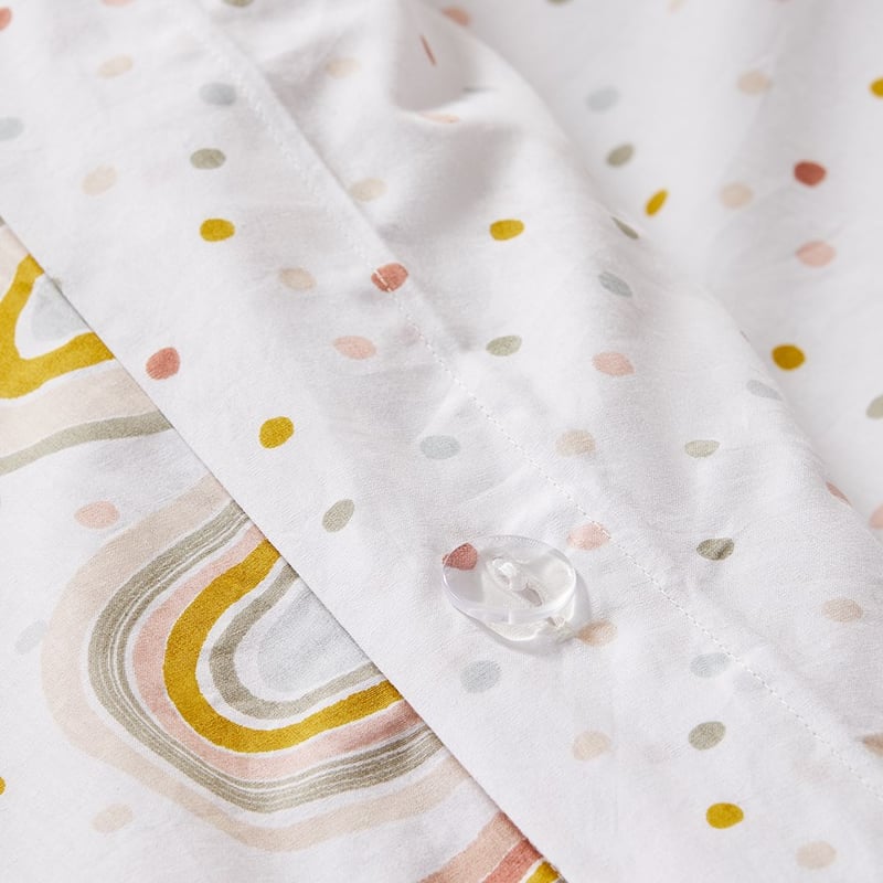 Follow Your Rainbow Organic Cotton Desert Quilt Cover Set